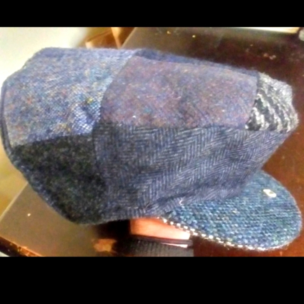 Patched wool style newsboys capPractically brand new